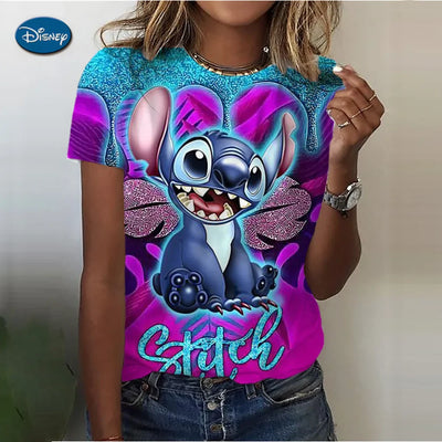 Disney Damen MINISO Cartoon T-Shirt für Anime-Fans von Simplifydevices